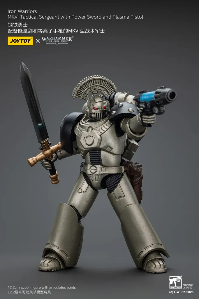 Figurine Warhammer Horus Heresy Iron Warriors MKVI Sergeant 1/18