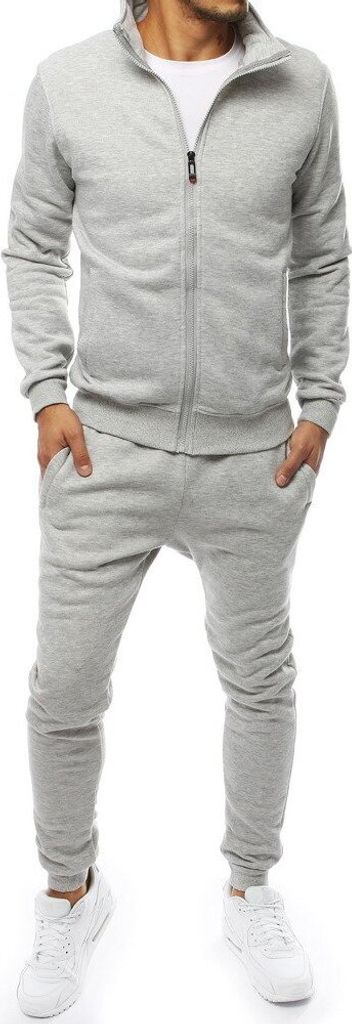 Dstreet Satz für Männer Collar hellgrau XL