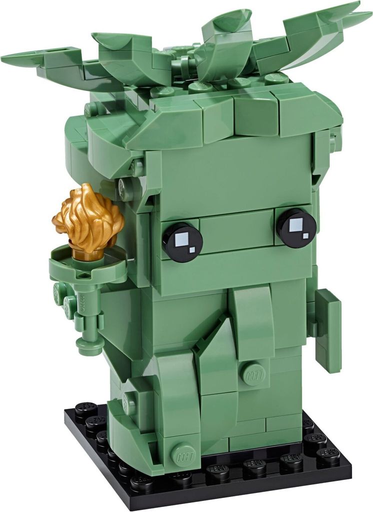 A LEGO brick-built Statue of Liberty.