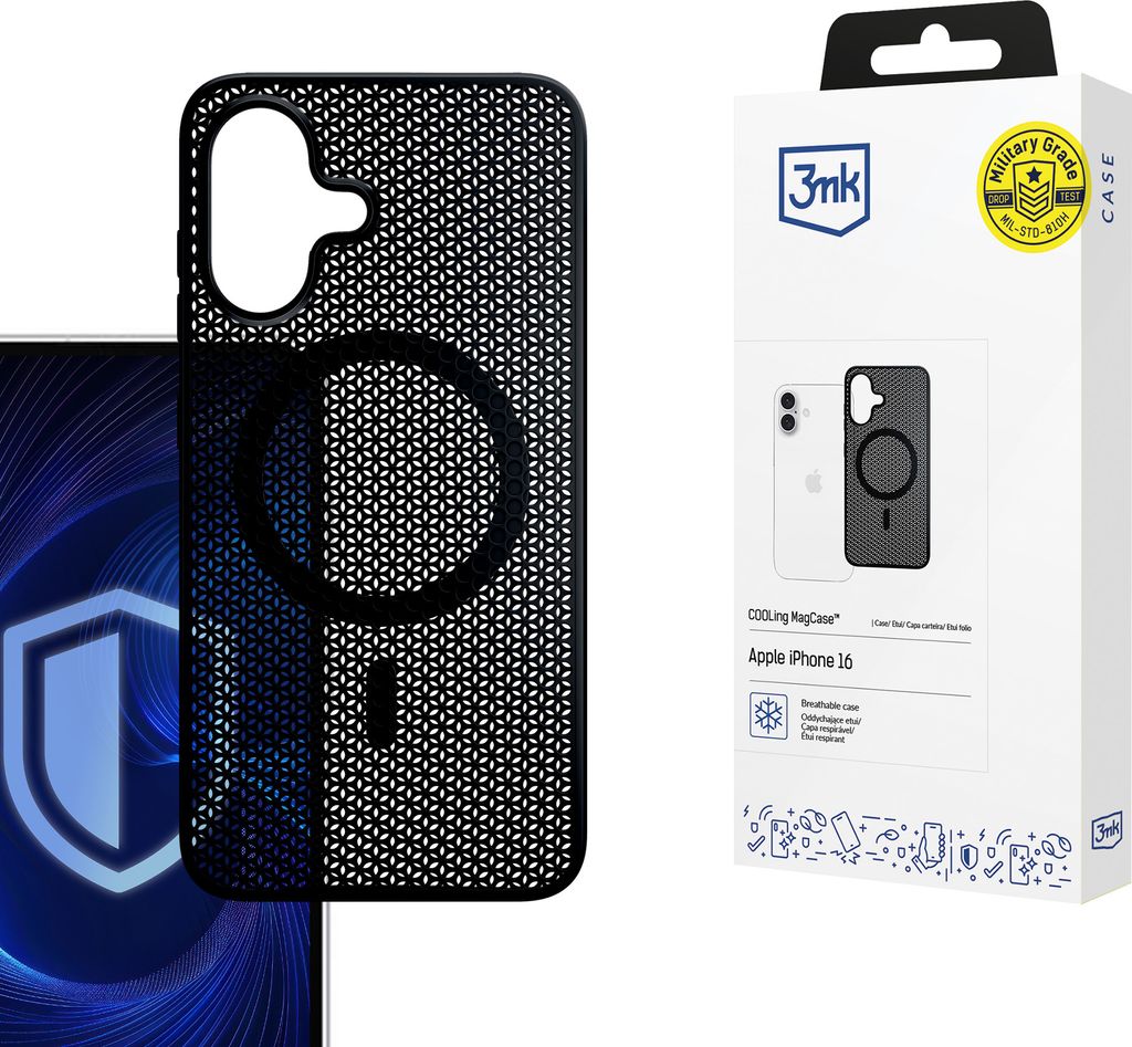 3mk Schutzhülle COOLing MagCase mit MagSafe Cover für Apple Produktbild 