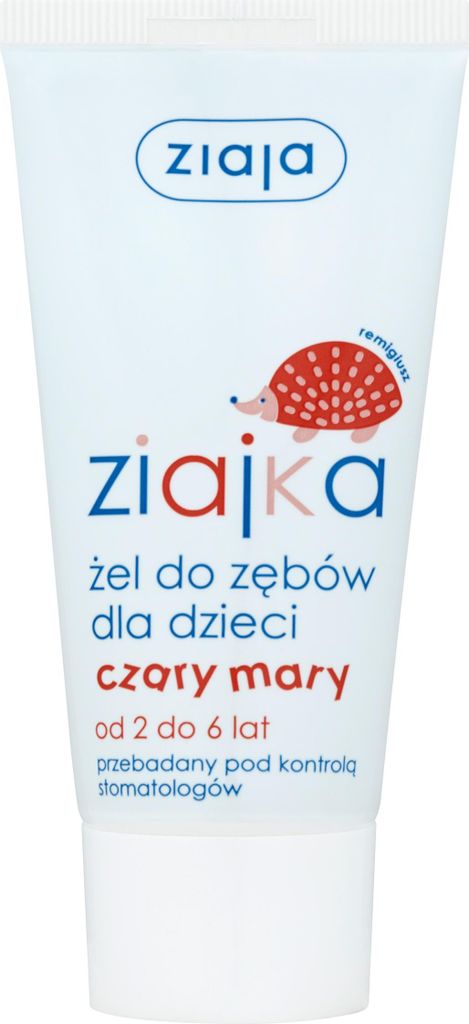Ziajka żel do zębów dla dzieci czary mary od 2 do 6 lat Zdjęcie produktu 