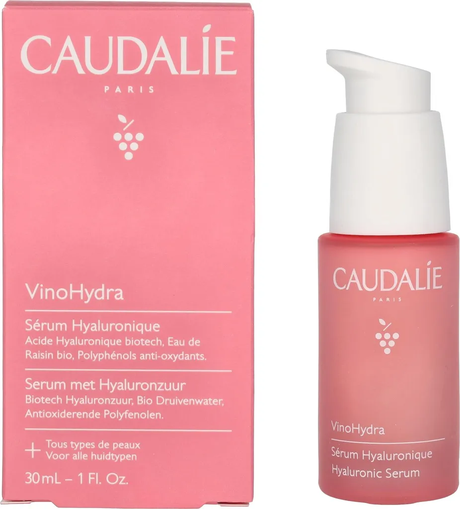 Sérum Caudalie VinoHydra 30ml - Hydratation Visage Peau Sèche et Sensible