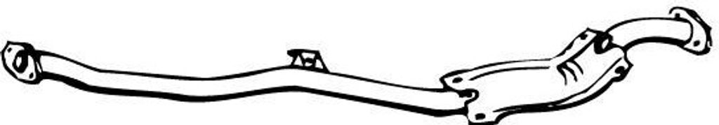 VEGAZ Abgasrohr Auspuffrohr für MAZDA 929 II (HB) MZR-21