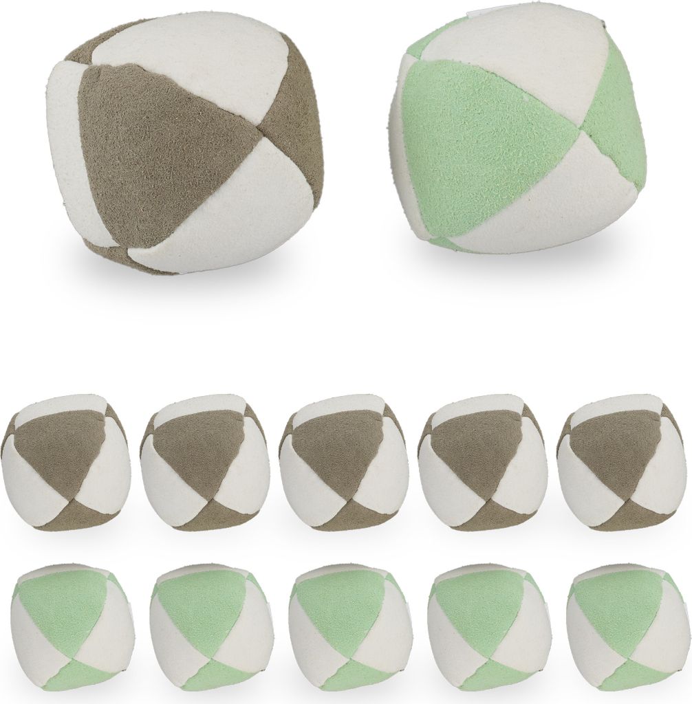 PEHHAH Jonglierbälle Set - Weiche Bälle Für Anfänger 6,2cm