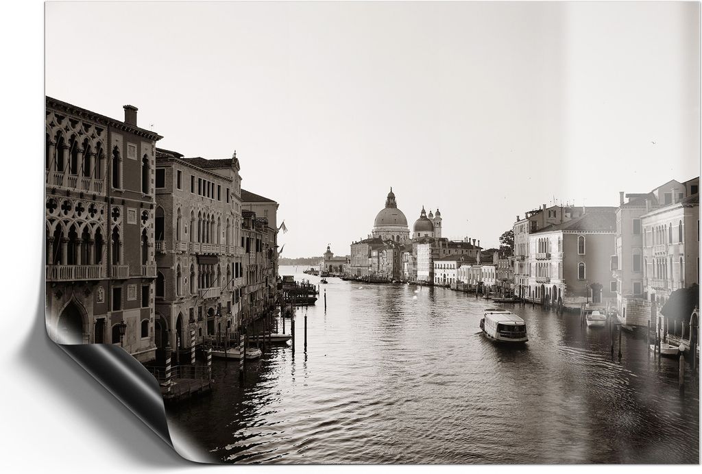 DEQORI Magnetmatte Universal 30x21 cm (A4) 'Venezianische See' Magnetfolie Kalender Planer