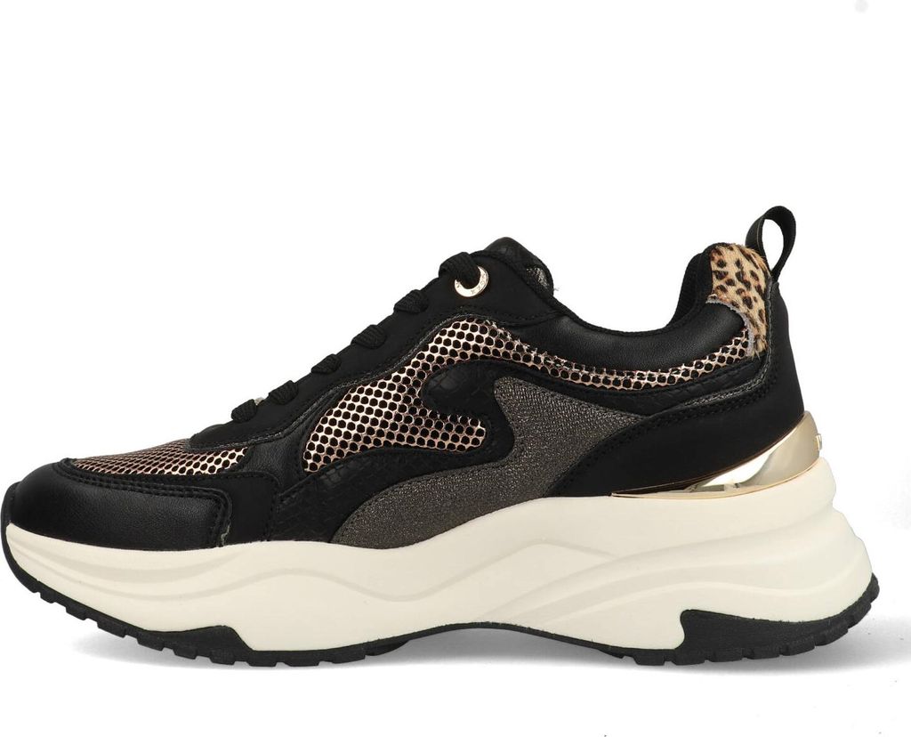 Mexx Sneakers Palma Ora MI001002653W-1111 Schwarz / Goud-37