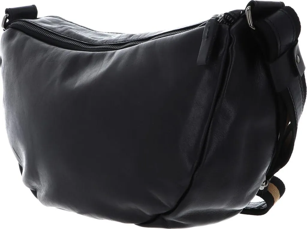 Sac de voyage compact Harold's Caugio en cuir noir - Idéal pour sorties