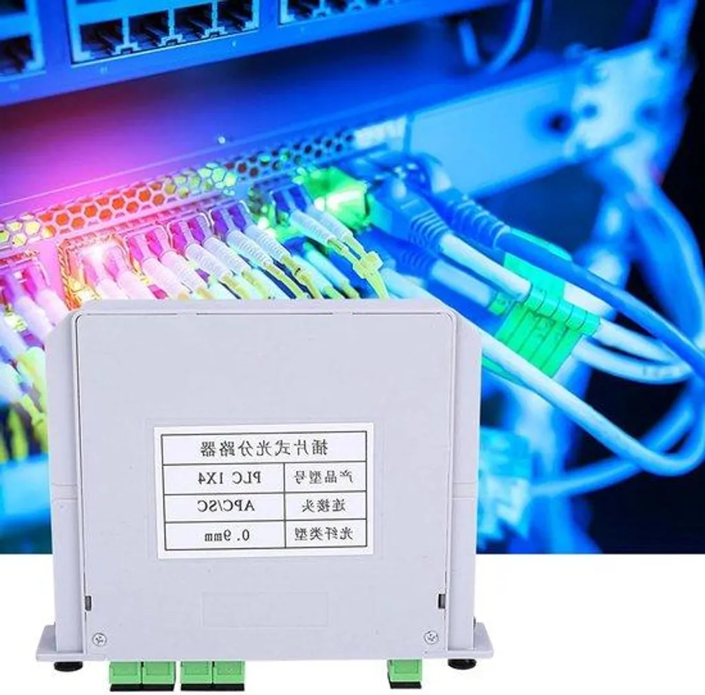 Splitter fibre optique 1 vers 4 SC/APC Monomode pour réseau local et LAN