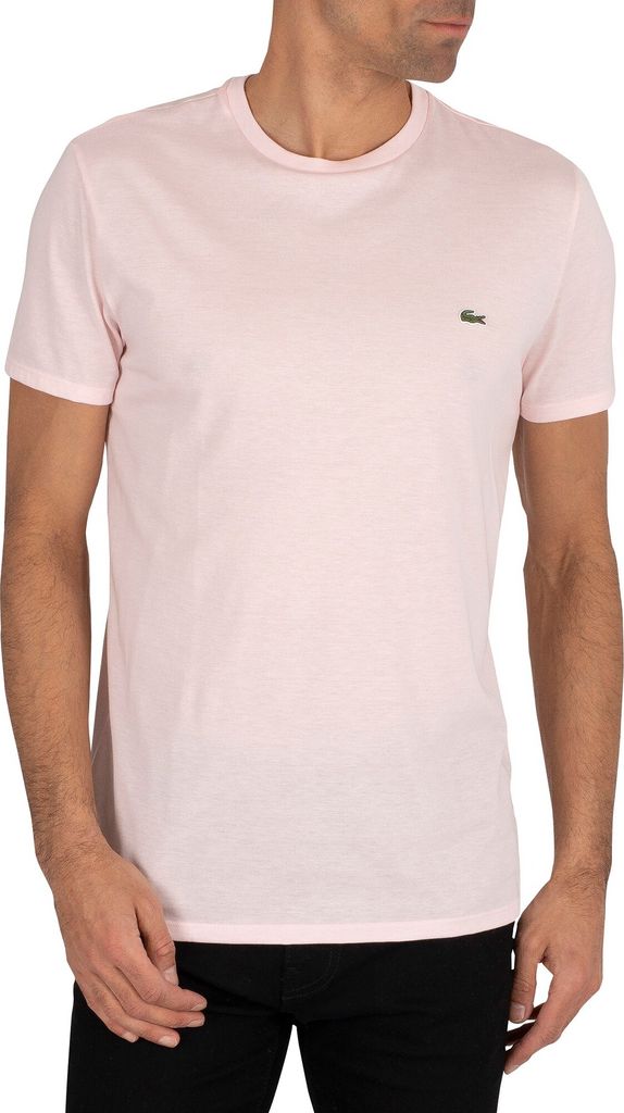 Lacoste Herren T-Shirt Rosa 484154 : Größe - S Größe: S