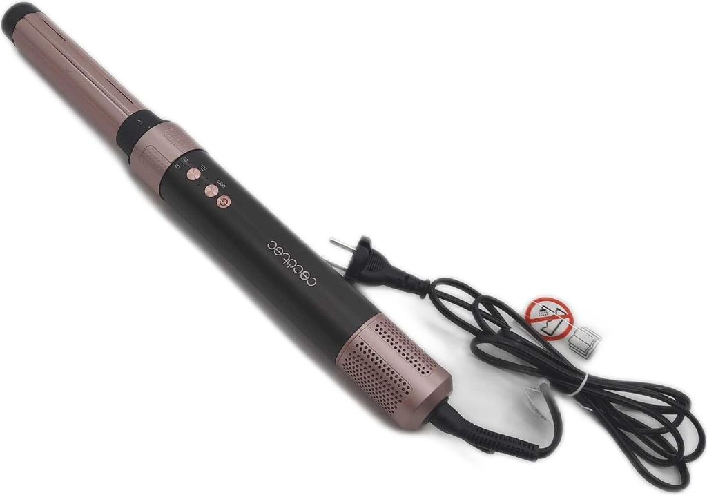 A hair styling tool is shown against a white background.