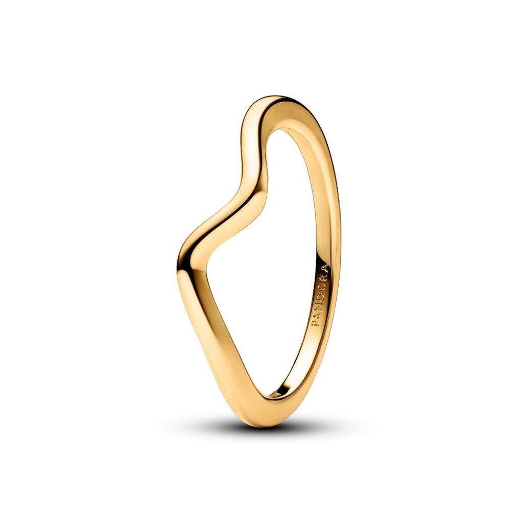 PANDORA Timeless Damen Ring Welle, IP Gold Produktbild 