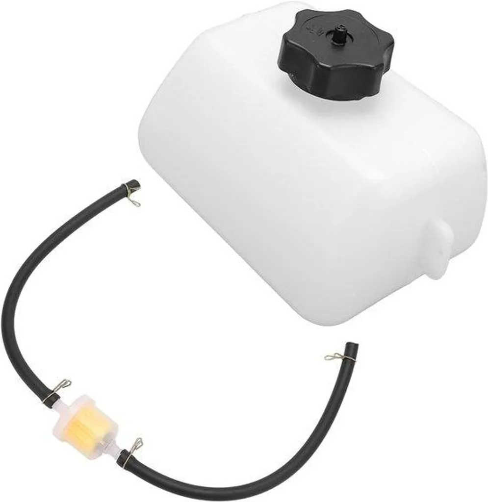 Réservoir de carburant blanc 1L robuste avec filtre intégré pour mini ATV