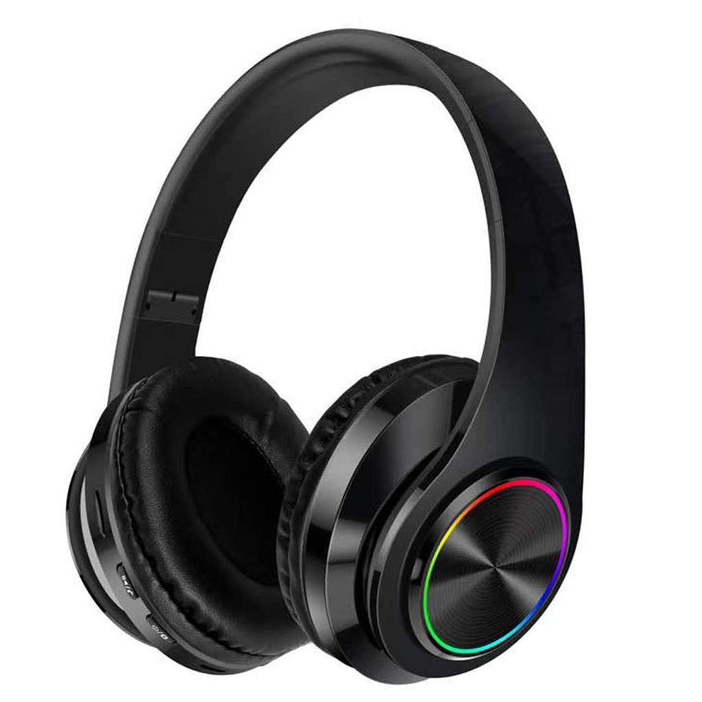 Drahtlose Bluetooth Kopfhörer Faltbare Stereo Ohrhörer Headset Mic 3.5 Aux-In DE 