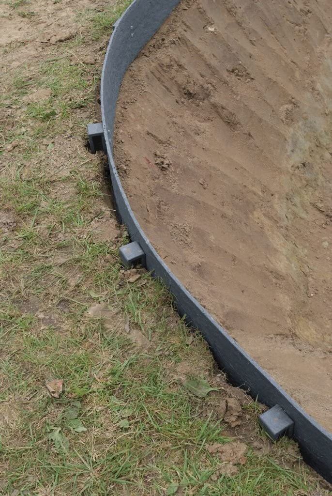 TeichrandsystemTeichrand Pfosten 60 cm vierkant 40 x40mm für Teichrandband