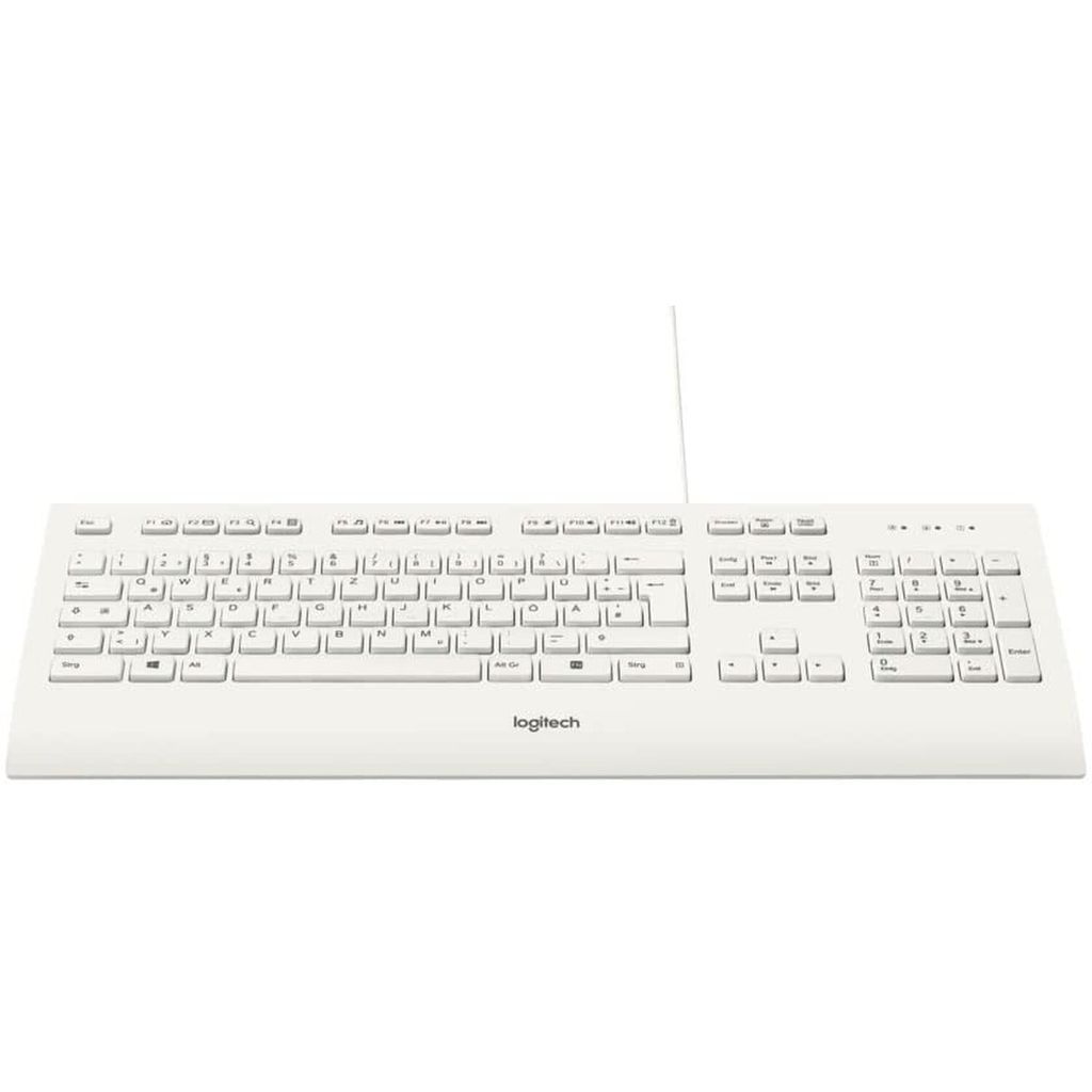 Logitech K280e - Tastatur - USB - Deutsch - weiß Immagine del prodotto 