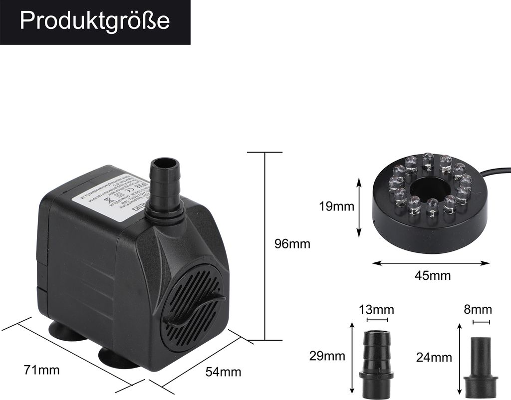 Čerpadlo pre fontány Čerpadlo pre jazierka Záhradné Obrázok produktu 5