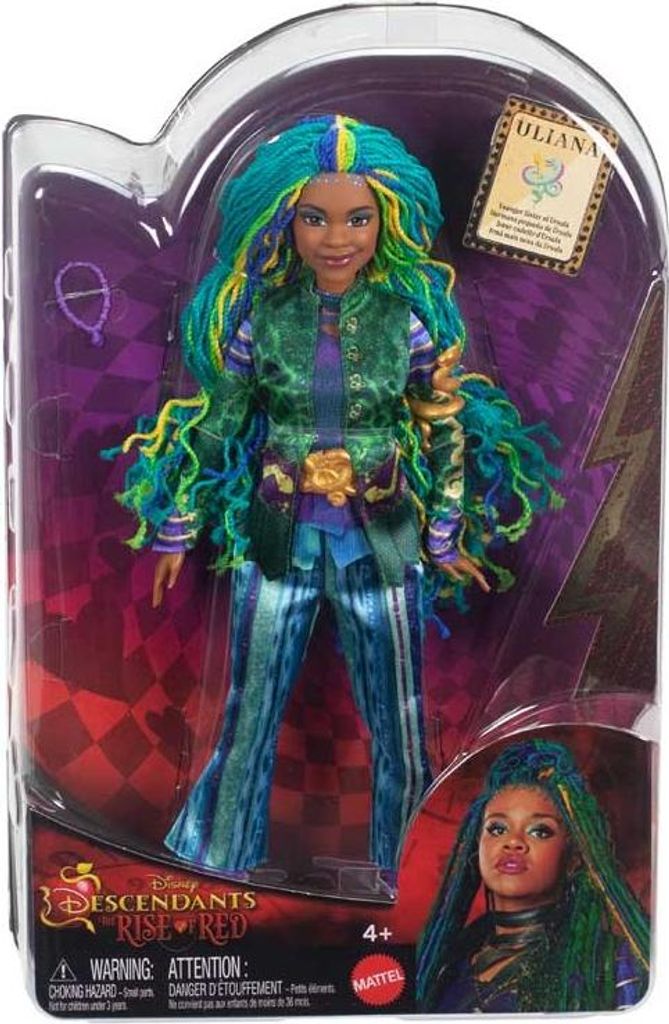 Mattel Puppe Disney Descendants Uliana - Schwester von Ursula - Filmfigur