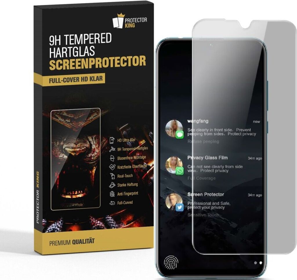 2x 9H Panzerglas für Huawei P30 Lite ANTI-SPY Privacy Displayschutz Schutzglas Panzerfolie Schutzfolie Hartglas Displayglas Tempered Glasfolie Sic...