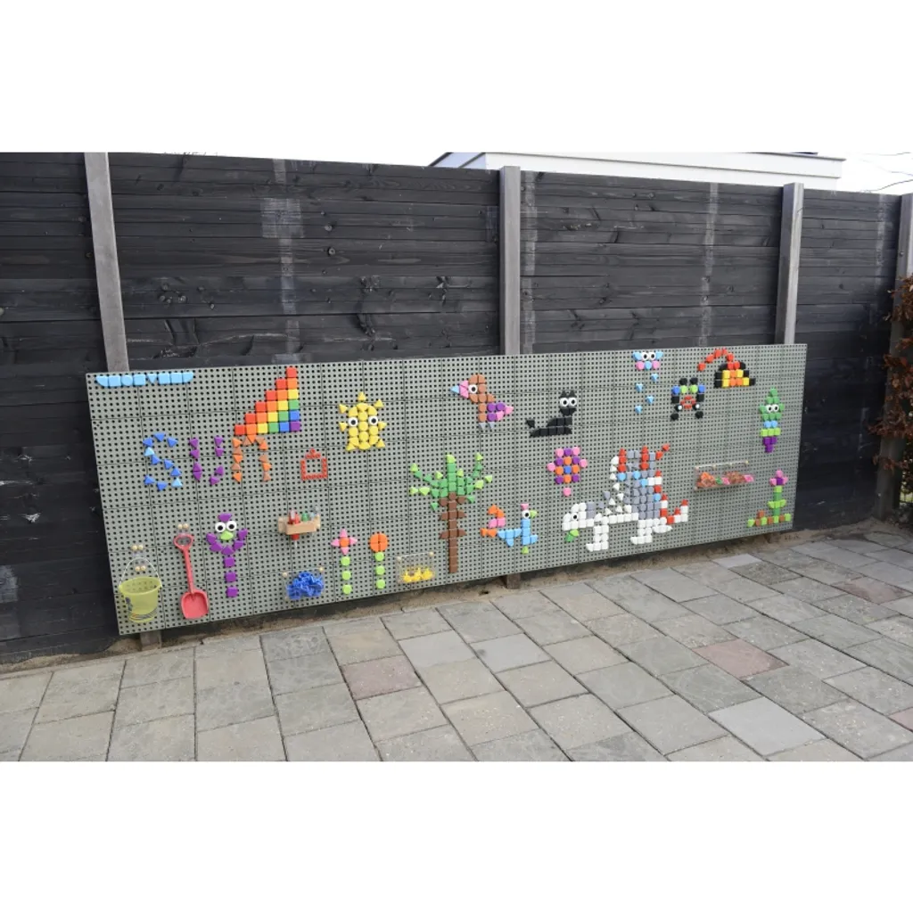 Chevilles Géométriques Masterkidz : Accessoire de Jeu Mural Educatif - 16