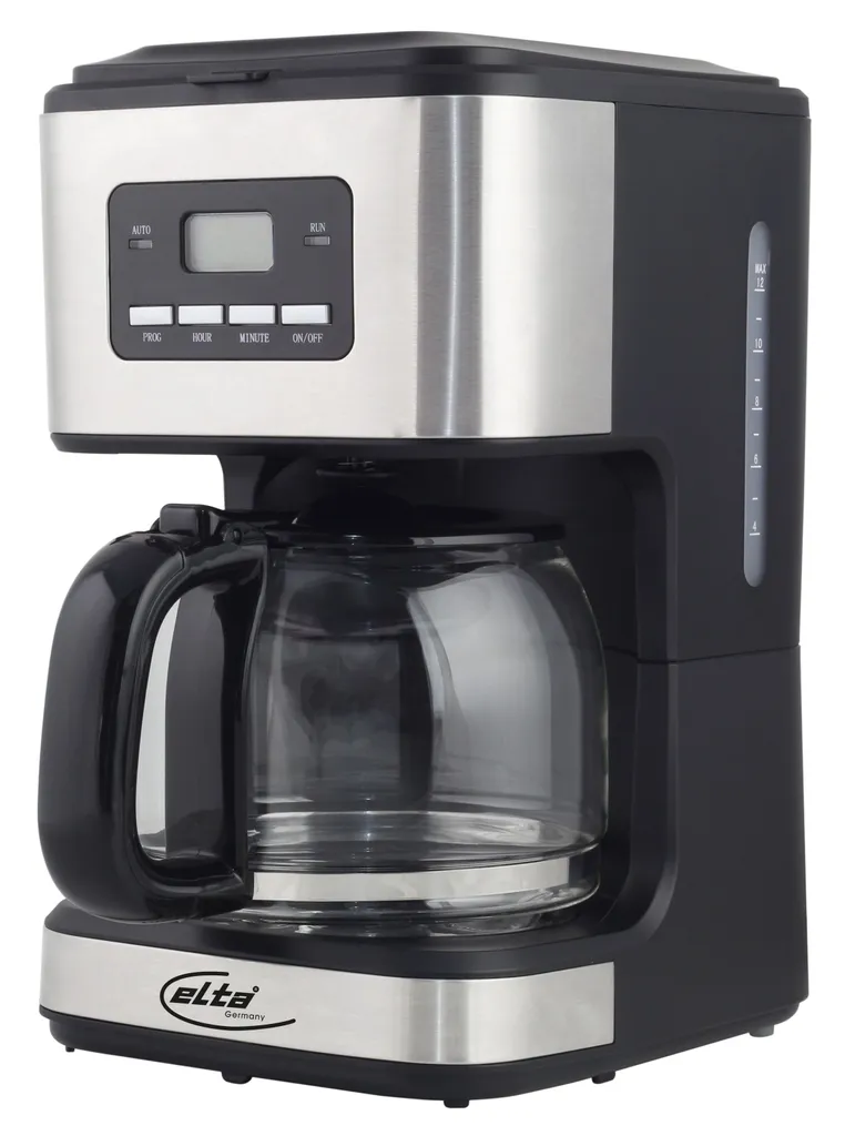 Elta caffettiera a filtro in acciaio inox caffettiera a caraffa in vetro macchina da caffè