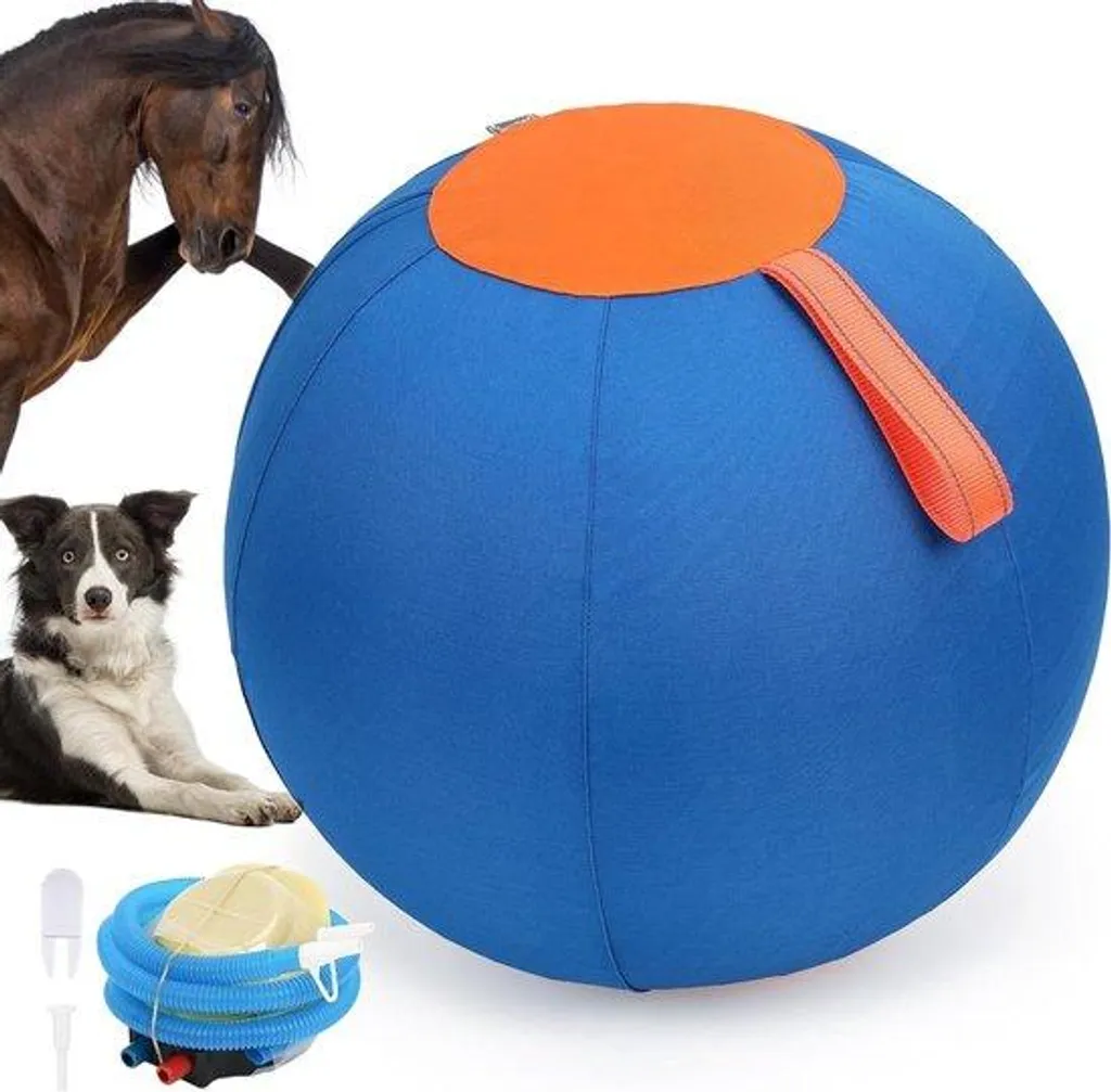 Balle pour chien double paroi 45 cm ultra résistante spécial extérieur
