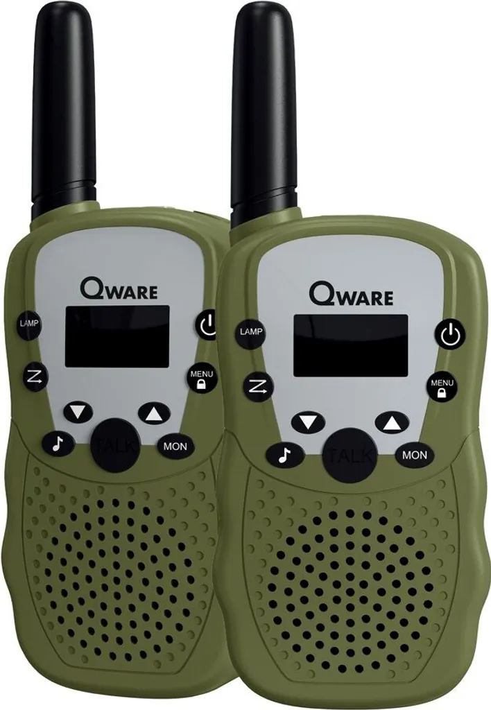 Talkie-Walkie Loisirs et Randonnée Portée 3 km Coloris Vert Set de 2