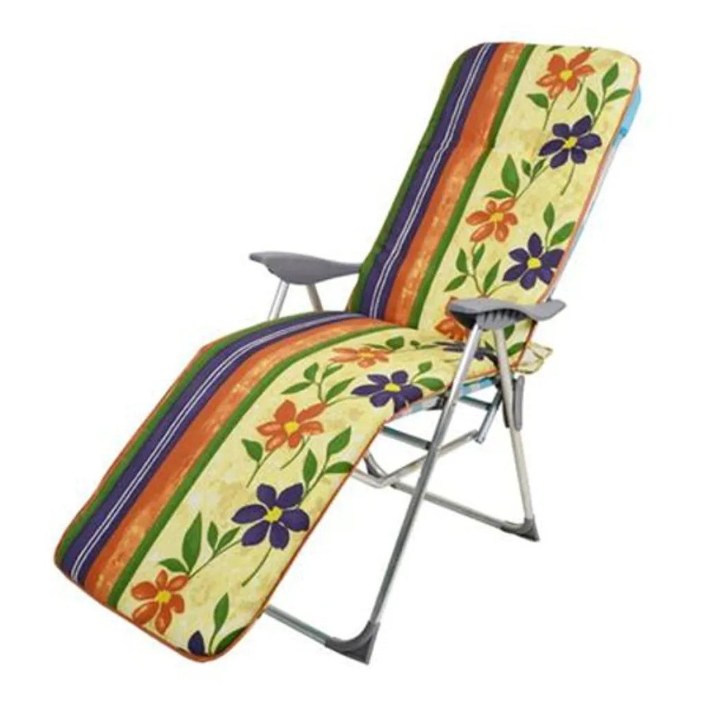 Coussin de chaise longue imperméable et déperlant avec dossier réglable