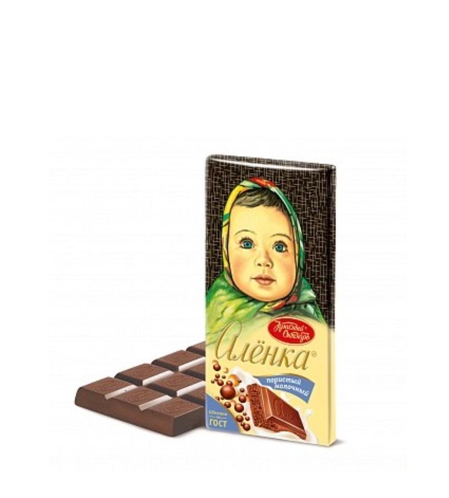 Aljonka Milchschokolade 75 g – klassische Schokolade Produktbild 