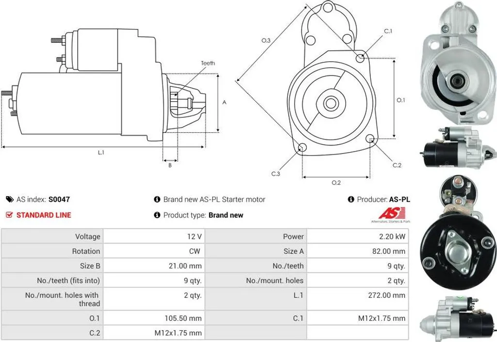 Réparer démarrage difficile Audi A6 2.5 TDI - Démarreur compatible MB123