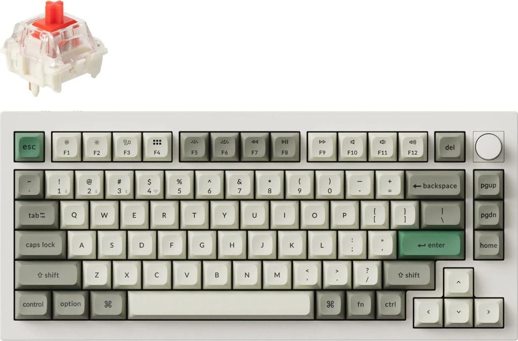 Keychron Q1 Max QMK/VIA Kabellose Mechanische Tastatur, Produktbild 