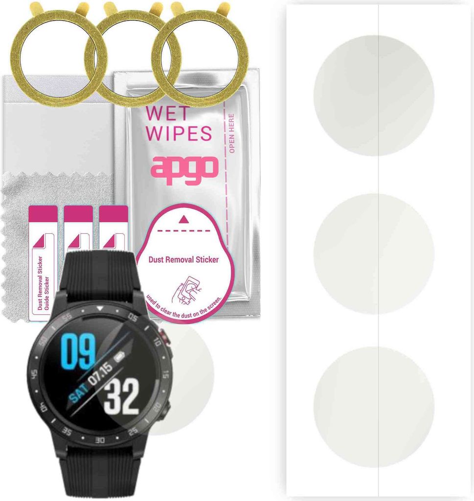apgo 3 Stück Schutzfolie, Matt, kompatibel mit Maxcom Fit Produktbild 