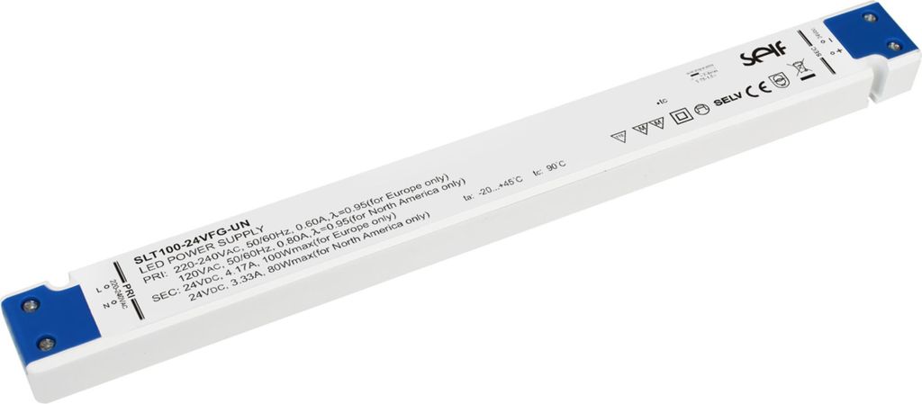 SELF SLT100-12VFG, Installationsnetzteil IP20 100W 12V 8,33A
