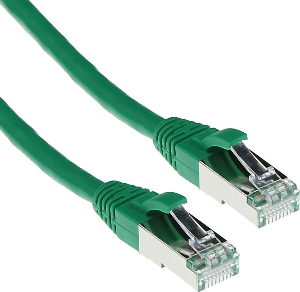 ACT Cavo Patch SFTP CAT6A 25m Verde Snagless | Networking 10Gbps Professionale