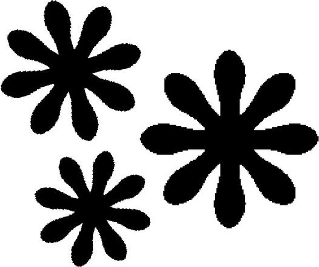 VBS Motivstanzer Blume Set 3 Stück 1.6 bis 3.8 cm Basteln Scrapbooking