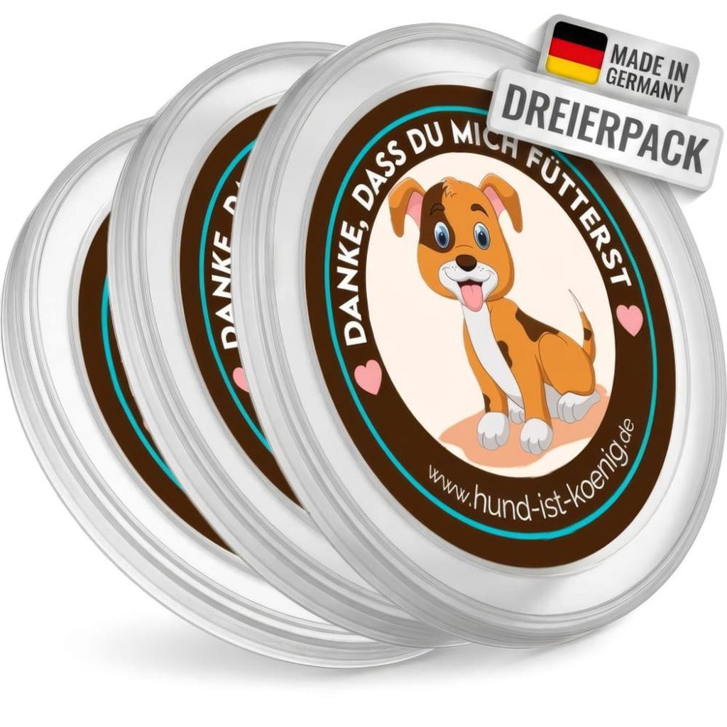Coperchi per lattine HUND IST KÖNIG [3 pz] Coperchi per Immagine del prodotto 
