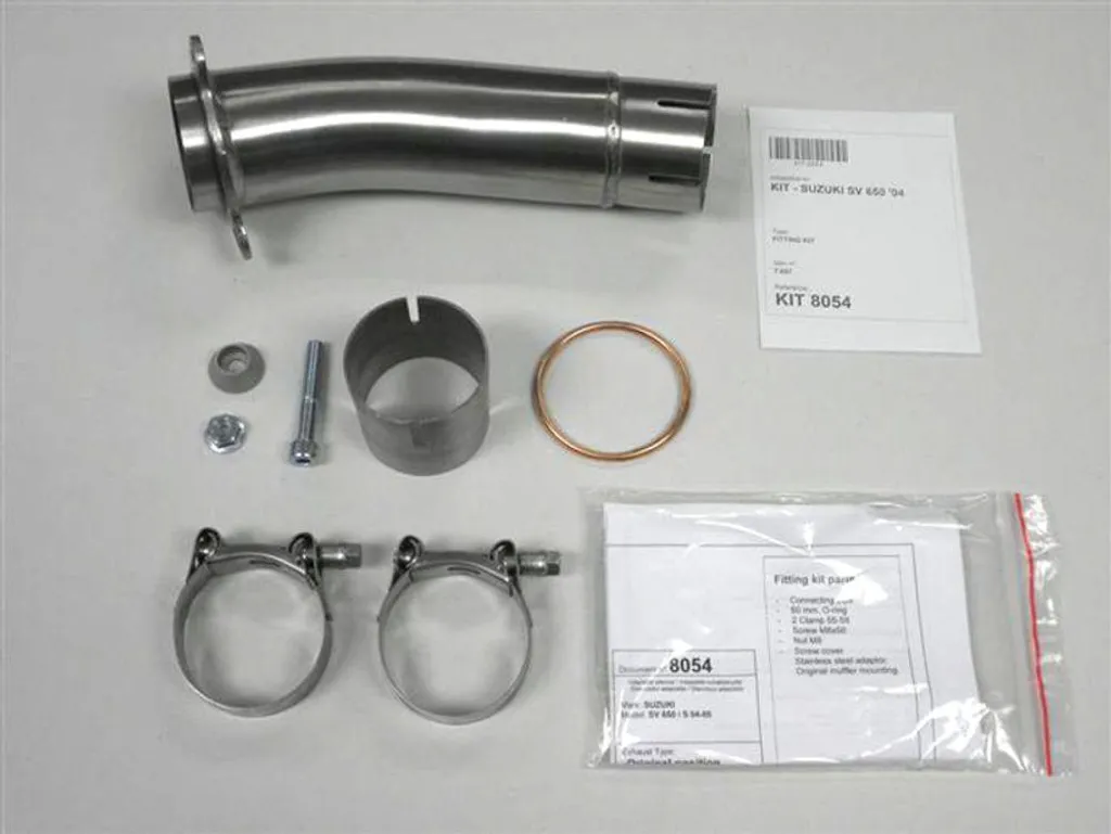 Tube adaptateur IXIL SV 650 réparation échappement moto 04-05