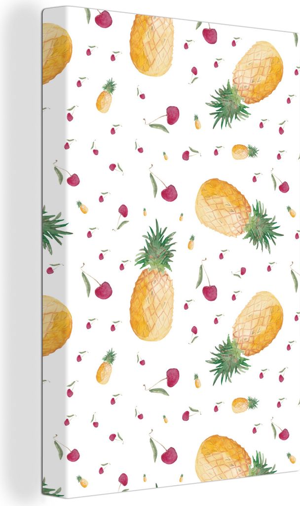 OneMillionCanvasses - Leinwandbilder - 90x140 cm, Obst - Design - Aquarell, Wandbilder Kunstdruck Wanddekoration - Wandschmucke - Schlafzimmer