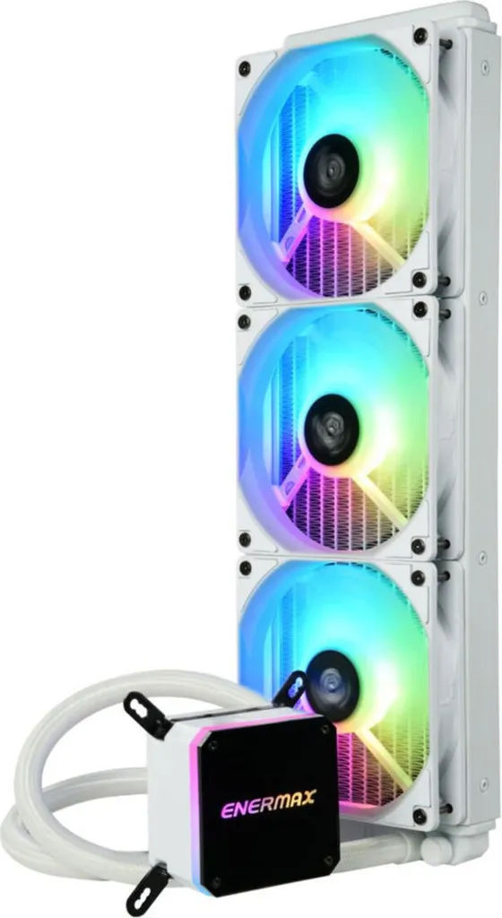 Kit Watercooling AIO Enermax Liqmax III 360 ARGB Blanc pour PC Gaming - 2