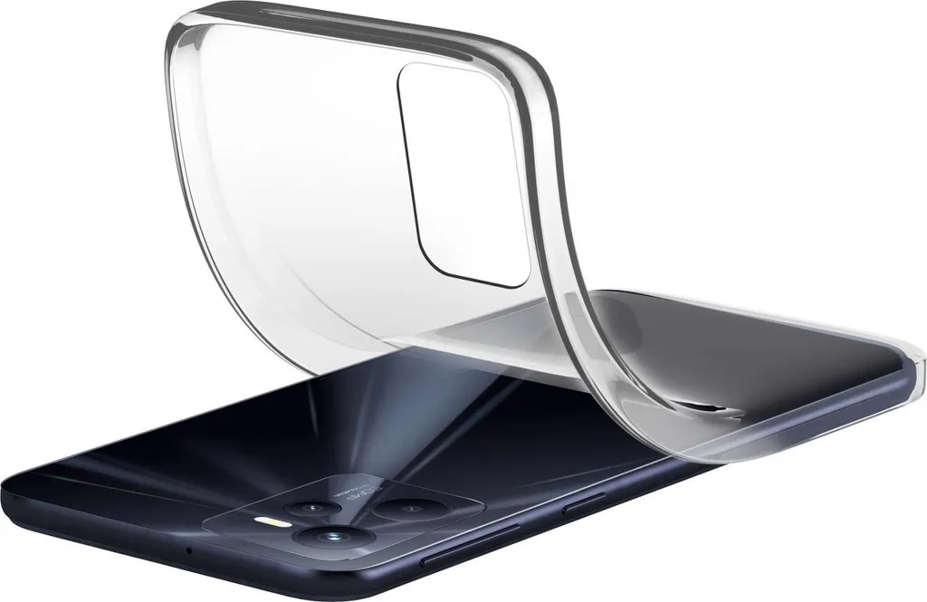 Custodia Cellularline Soft per Realme C35 | Cover Trasparente Anti-Urti