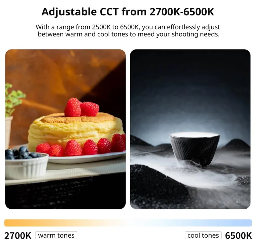Éclairage d'appoint portable UA20 avec température couleur réglable - 3