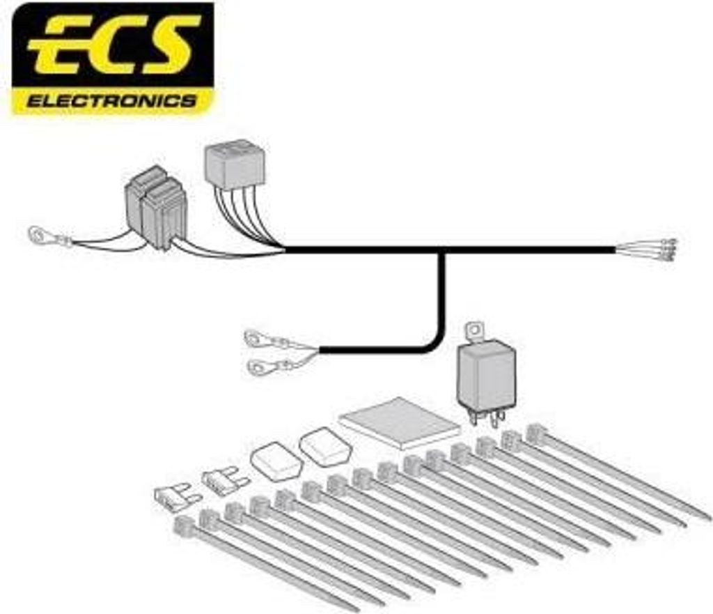 ECS TO-132-DB Elektrosatz Anhängerkupplung E-Satz für TOYOTA Verso (R2) Anhängevorrichtung