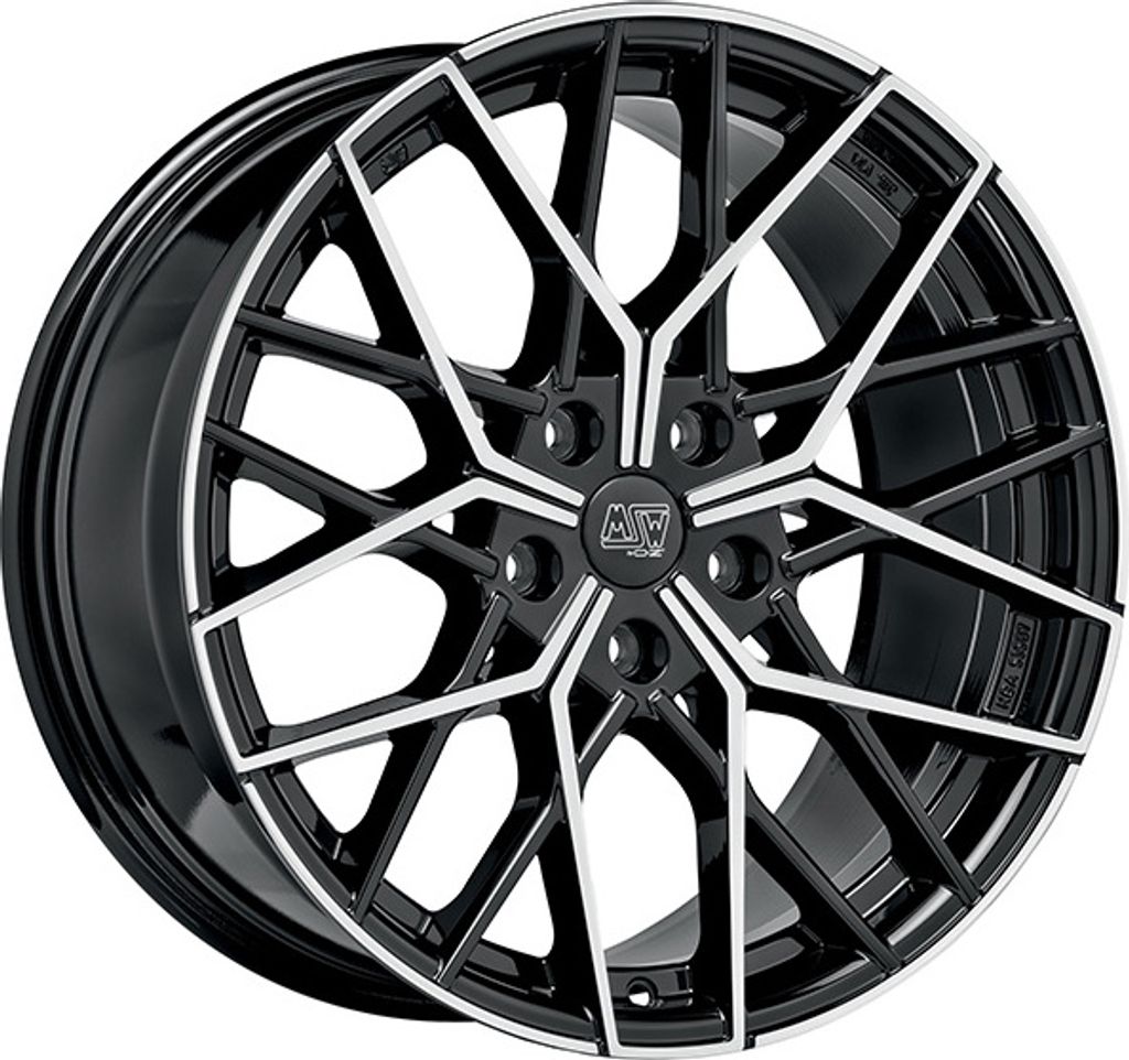 Alufelge Msw Msw 74 8.5X20 5X120 Et 45 Gloss Black Full Polished