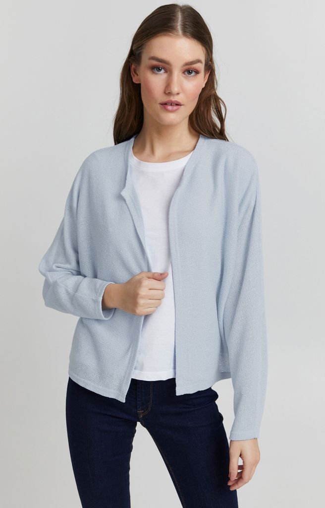 OXMO OXKike - 21950026ME Damen Strickjacke Cardigan Fein-Strick