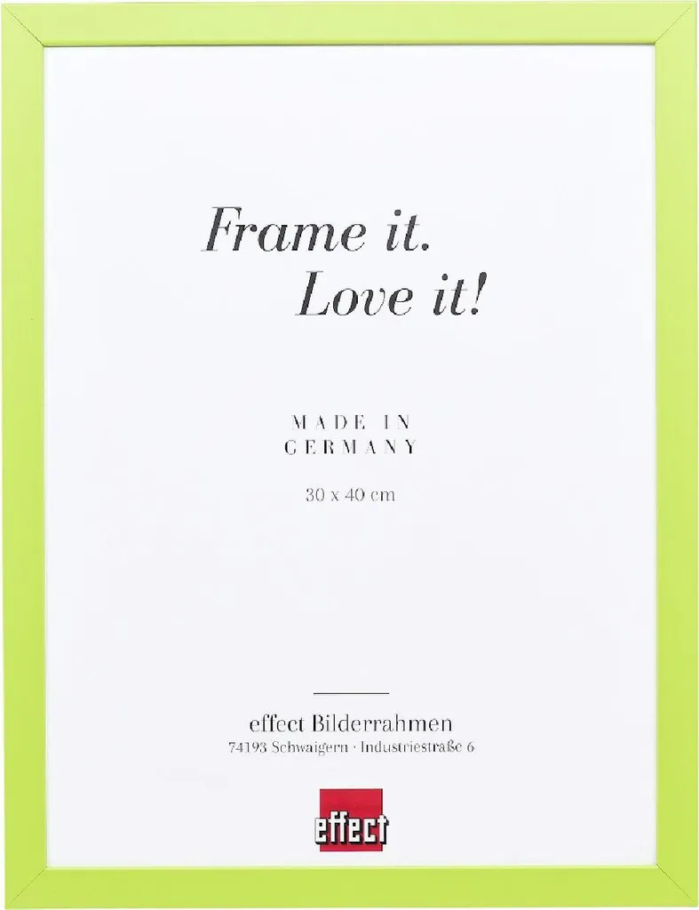 Top Cube Cornice 18x24 Verde in Legno | Design Cubico Minimalista