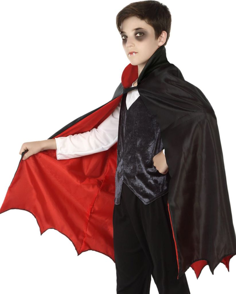 Atosa, capa de vampiro, 66 cm, color rojo. Talla única Imagen del producto 