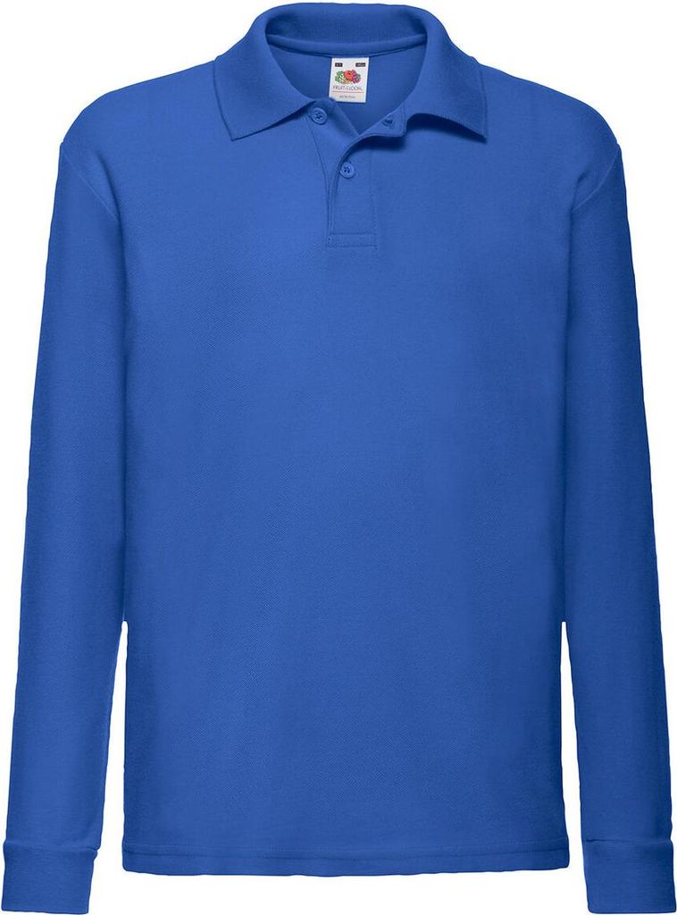 Fruit of the Loom Kids' 65/35 Long Sleeve Polo