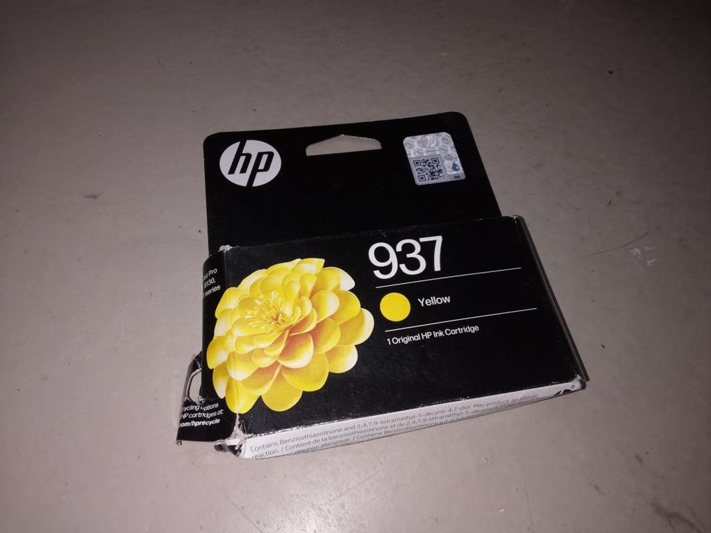 HP 937 Gelb Original Druckerpatrone, Standardertrag, Gelb, Produktbild 