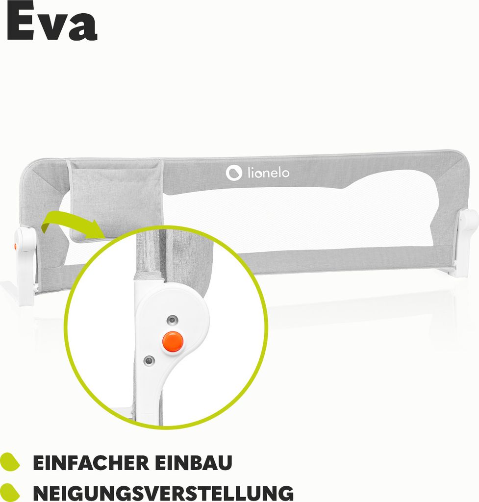 Lionelo Eva s taškou Zábrana na postieľku Zábrana na detskú Obrázok produktu 4