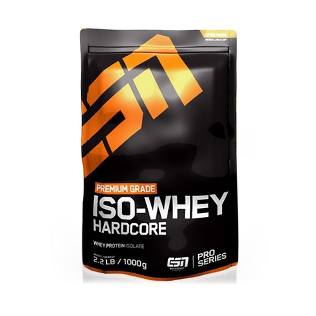 ESN IsoWhey Hardcore, Pulver, Molkenprotein isoliert, Produktbild 