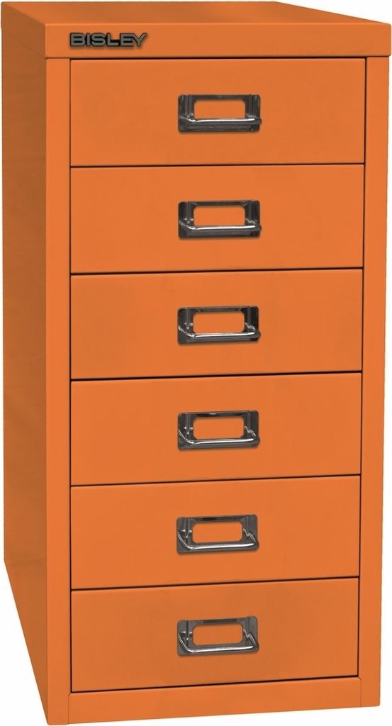 Bisley MultiDrawer Schubladenschrank - Farbe: Orange
